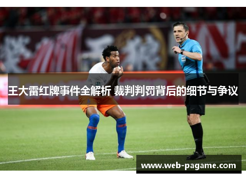 王大雷红牌事件全解析 裁判判罚背后的细节与争议